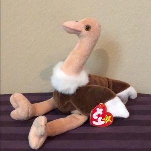 Stretch Ostrich Ty The Beanie Babies Collection